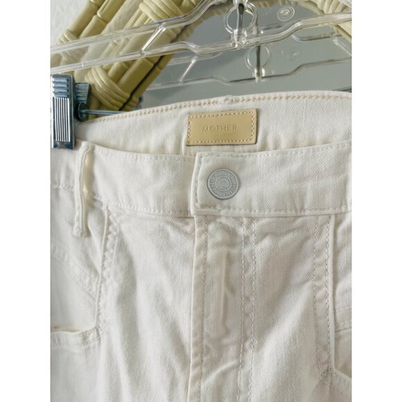 MOTHER Manhattan Rare High waisted Jeans With Laced Ankle Detail - Picture 6 of 11